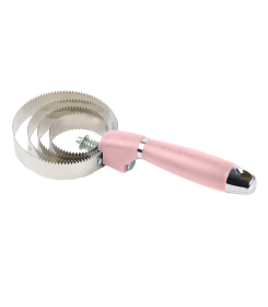 Étrille métallique ronde poignée gel Waldhausen